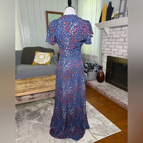 French Connection FRANCES DRAPE PRINTED MAXI DRESS - Picture 7 of 10